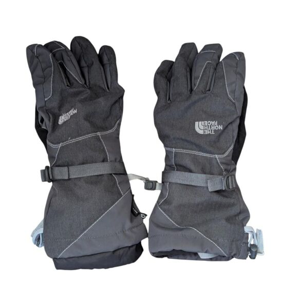The North Face HyVent Ski Gloves Black Small Waterproof Gorpcore Winter Tech - Picture 2 of 6